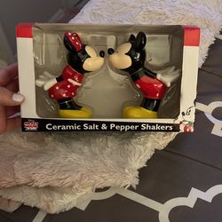 Disney Ceramic Salt And Pepper Shakers 