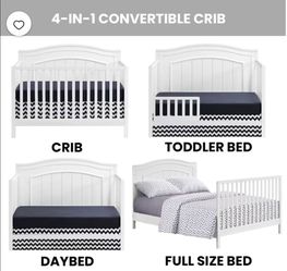 Crib with mattress