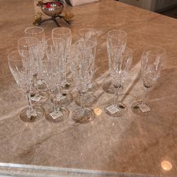 New!! Waterford Crystal Flutes 