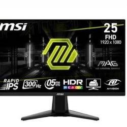 MSI 25” 300Hz Gaming Monitor | 1080p FHD | Rapid IPS | 0.5ms | Esports Moni