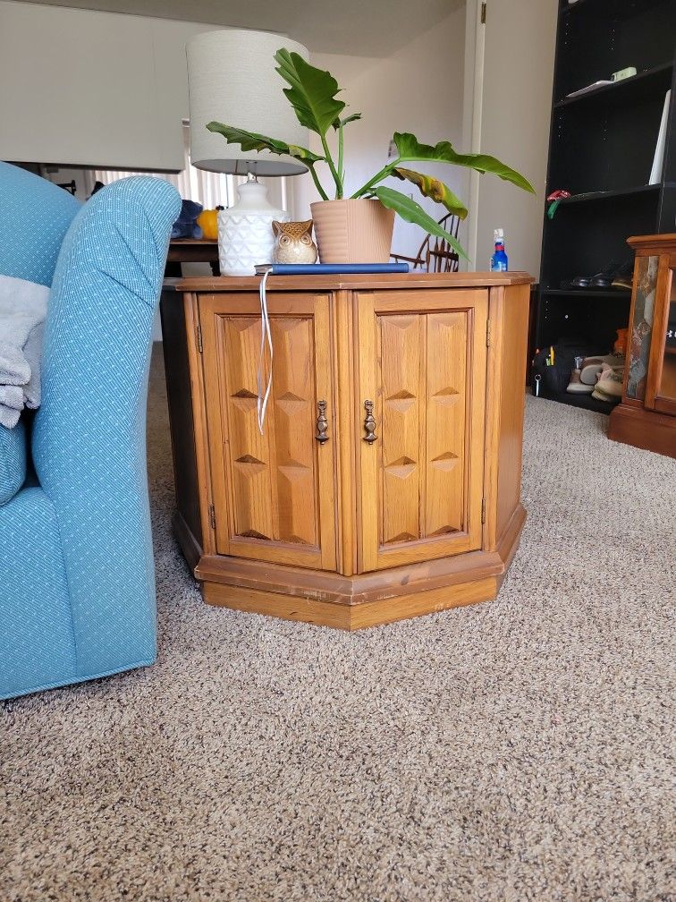 Real Wood Side Table