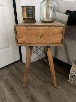 Wood Nightstand