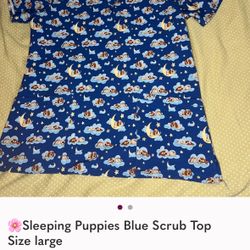 Scrub Blue - Puppies - Nurse