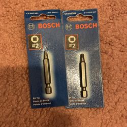 2x Bosch #2 Bit