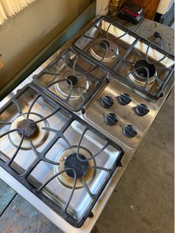 GE Profile 36” Stainless Steel Gas Cooktop | 5 Burners | $300 OBO
