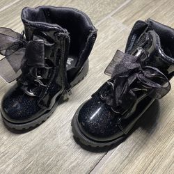 Black Toddler Boots Size 5