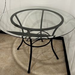 Tapered Glass Table 