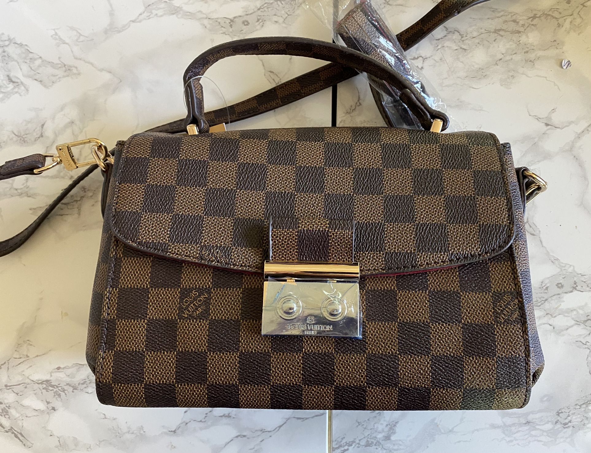 New Louis Vuitton Damier ebene Croisette Crossbody Shoulder Bag Purse