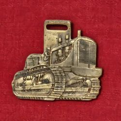 Benson Tractor Co Antique Pocket Watch Fob Advertising Dozer Caterpillar TexasBenson Tractor Co Antique Pocket Watch Fob Advertising Dozer Caterpillar