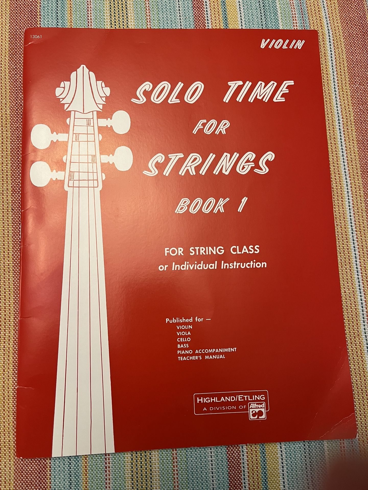 Solo Time For Strings Violin, Book 1