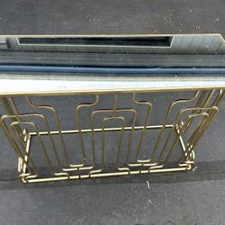 Gold/Mirror Sofa Table 