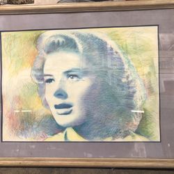 Portrait Painting Signed & Dated 1985