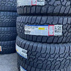 LT 245 70 17 Falken Wildpeak A/T 10 Ply New Tires Set