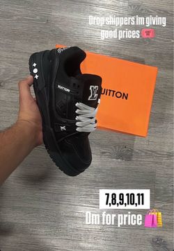 Louis Vuitton Trainer Sneakers Black