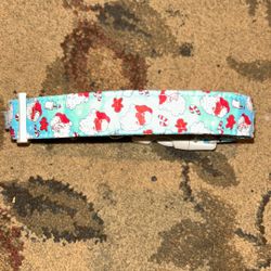 Christmas Dog Collar Size M New