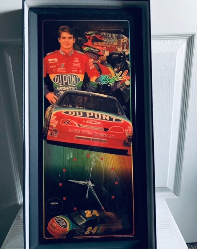 Jeff Gordon Clock