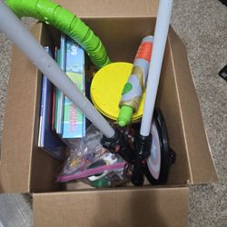 Box Of Toys And Books Free