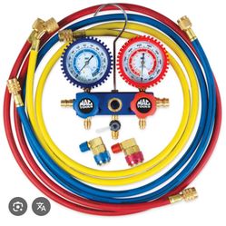 R134a aluminum manifold gauge set mac tools
