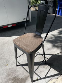 Industrial Metal Counter Stools