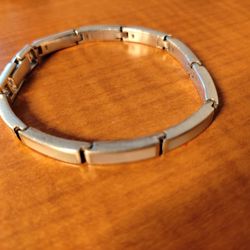 925 Sterling Silver Bracelet With Mother Of Pearl 