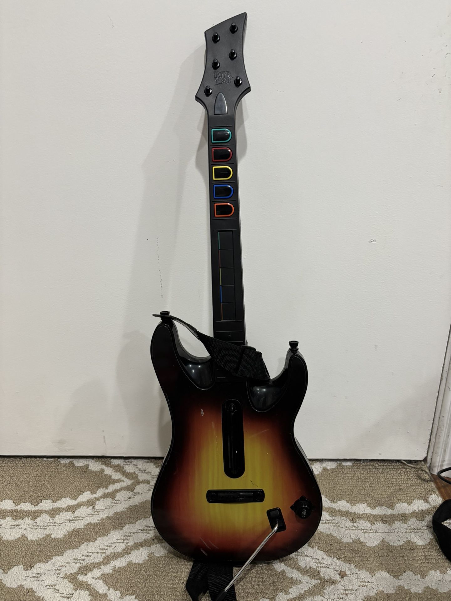 PS3 Guitar Hero Sunburst Wireless Red Octane World Tour