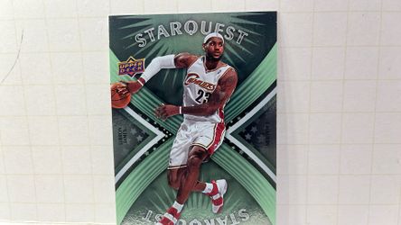 2008 Upperdeck Star Quest Green lebron James