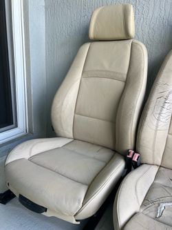 E92 bmw leather seats pair