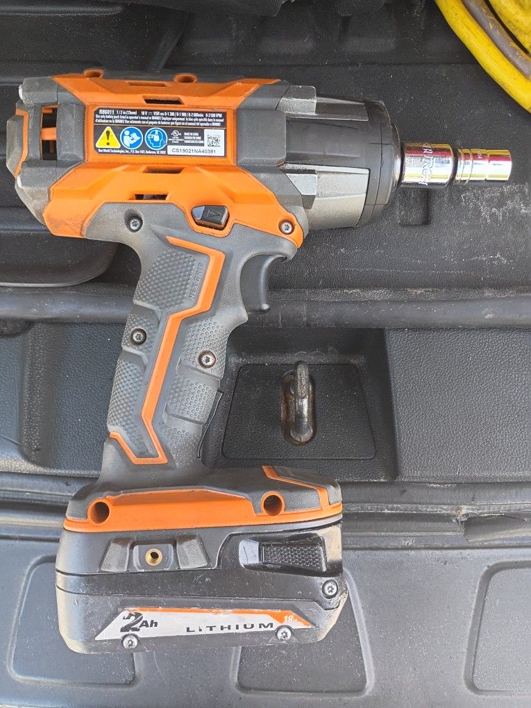 Rigid 18V Octane brushless 1/2" cordless impact wrench
