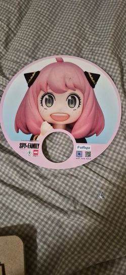 Anya Forger circular paper fan