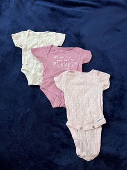 Gerber Short Sleeve Onesies Set of 3