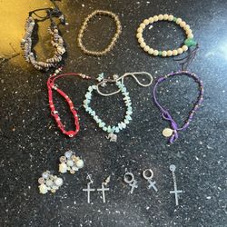Assorted Bracelets And Earrings 