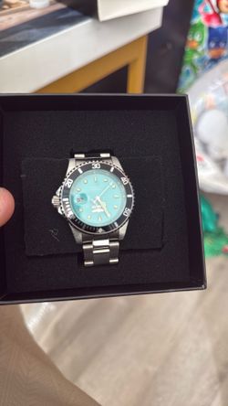 Invicta light blue dial