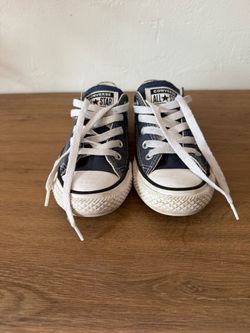 Little boys Navy blue converse size 11.5