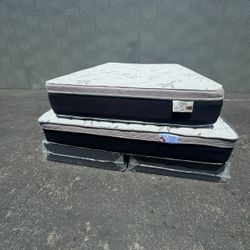 New Queen Mattress And Box Spring Set