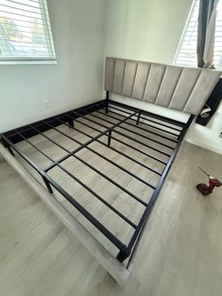 King size bed frame