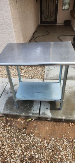 Genuine Gridmann NSF-certified stainless steel work table