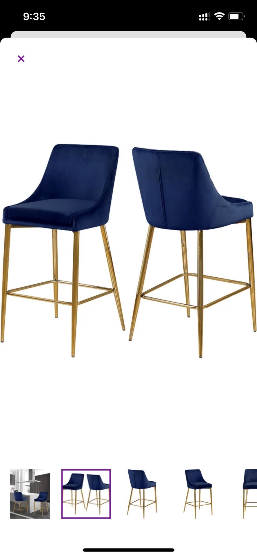 Set of 4 Counter Stools