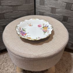 Vintage Royal Crown Derby Floral China Bowl