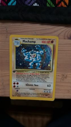 Pokemon 1st Edition Base Set Machamp