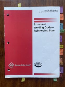 Welding Code D1.4