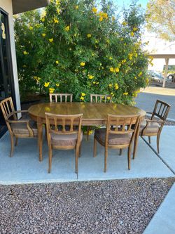 Vintage 60s MCM Drexel Triune dining set ( can deliver for $10 )