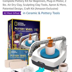 National Geographic Pottery Wheel Kit For Kids