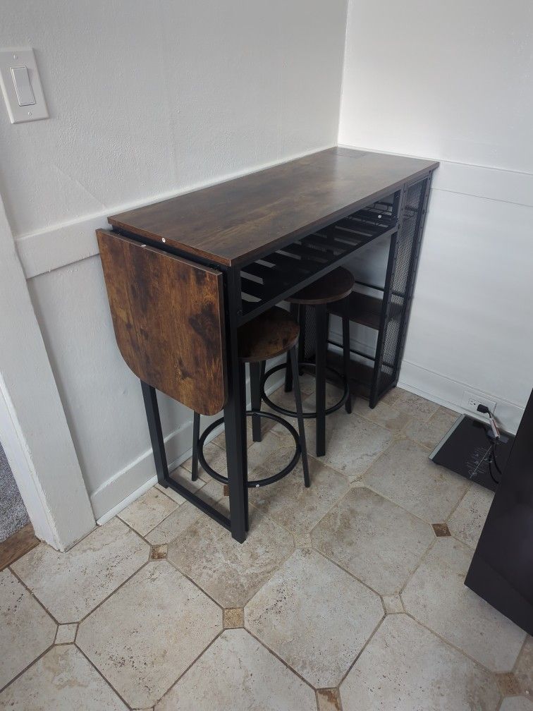 Bestier Bar And Table Set Like New