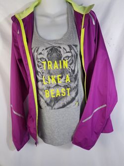 Nike storm jacket and graphic tank