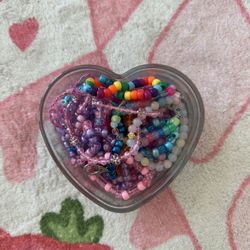 colorful beaded bracelets 