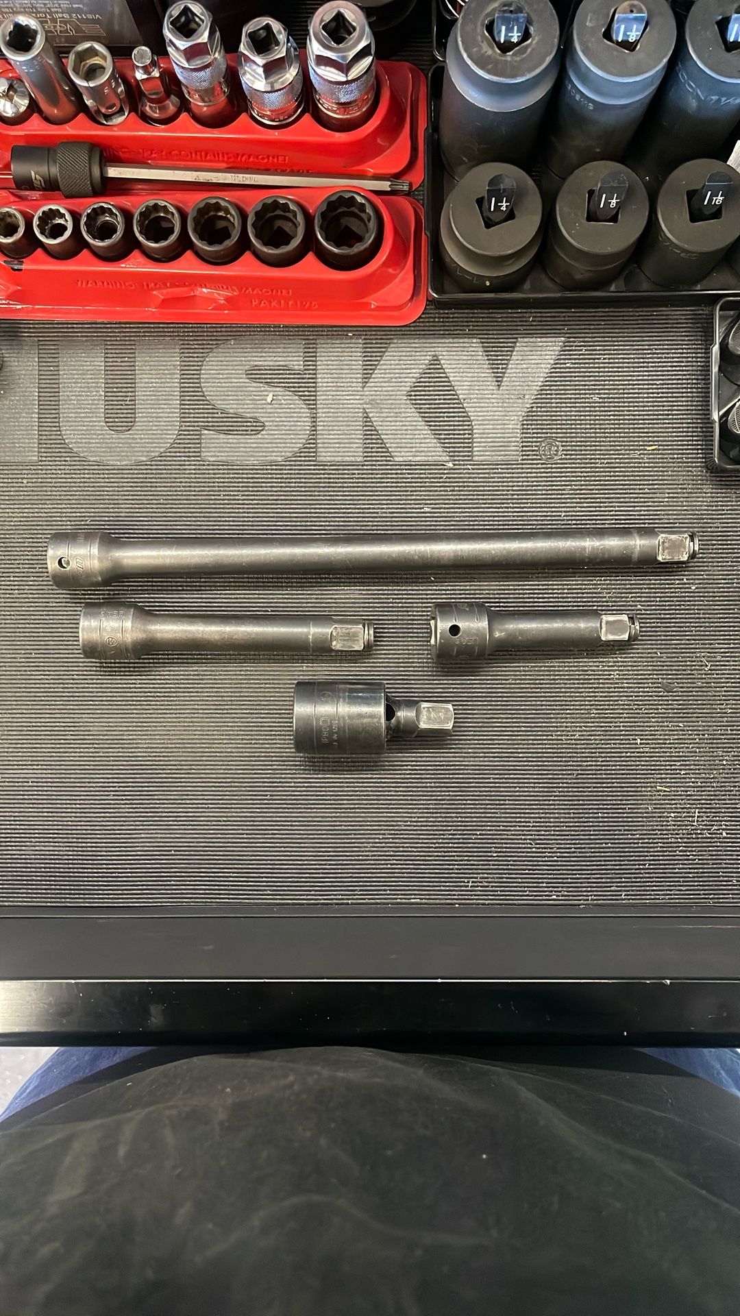 4 pc 1/2" Drive Impact Extension Set