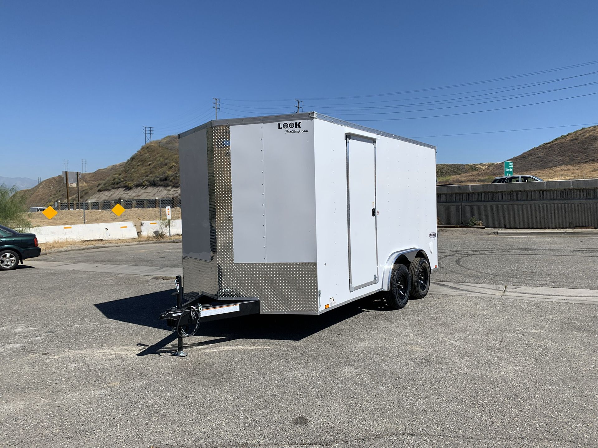 New 7.5x14 Look Enclosed Trailer * 12 inches extra height *