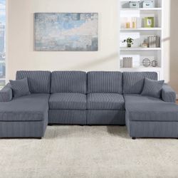 Corduroy Sectional Sofa