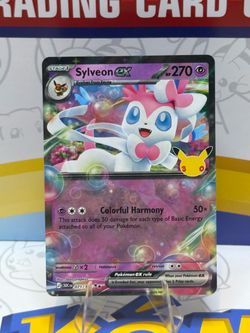 Sylveon EX Double Rare Card 071/128, 30th Celebration