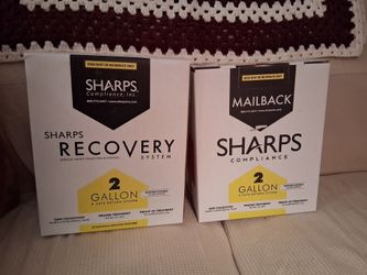 2 SHARPS Containers/2 gallon/Never Used
